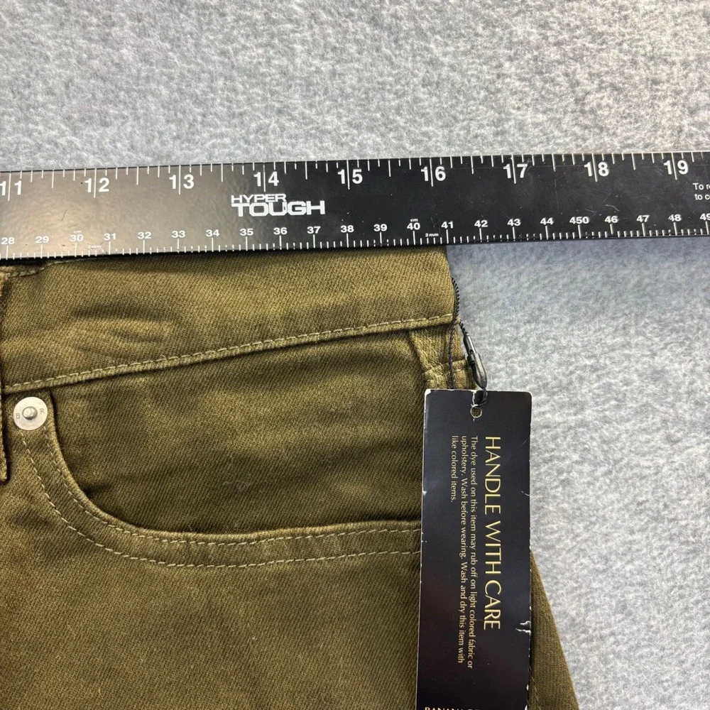 Banana Republic Olive Green Denim Pencil‎ Skirt Size 8